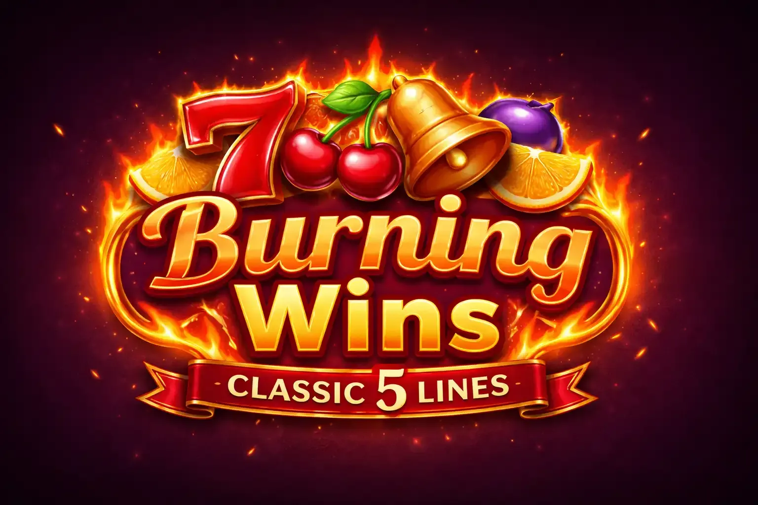 50 фриспин Burning Wins слотында
