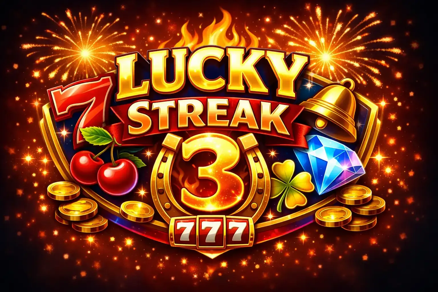Lucky Streak 3 үшін 40 фриспин